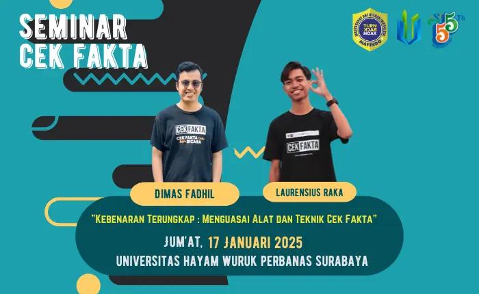 Kelas Cek Fakta Universitas Hayam Wuruk Surabaya
