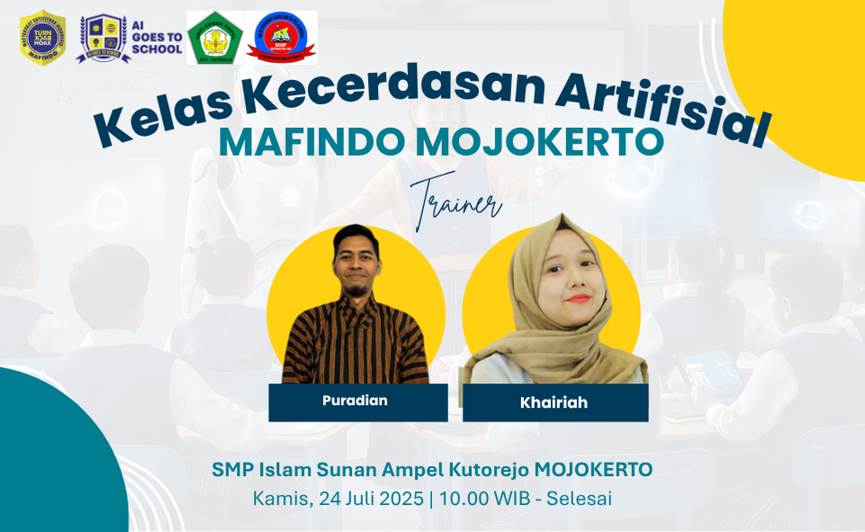 Kelas Kecerdasan Artifisial Mojokerto 24 Juli 2025
