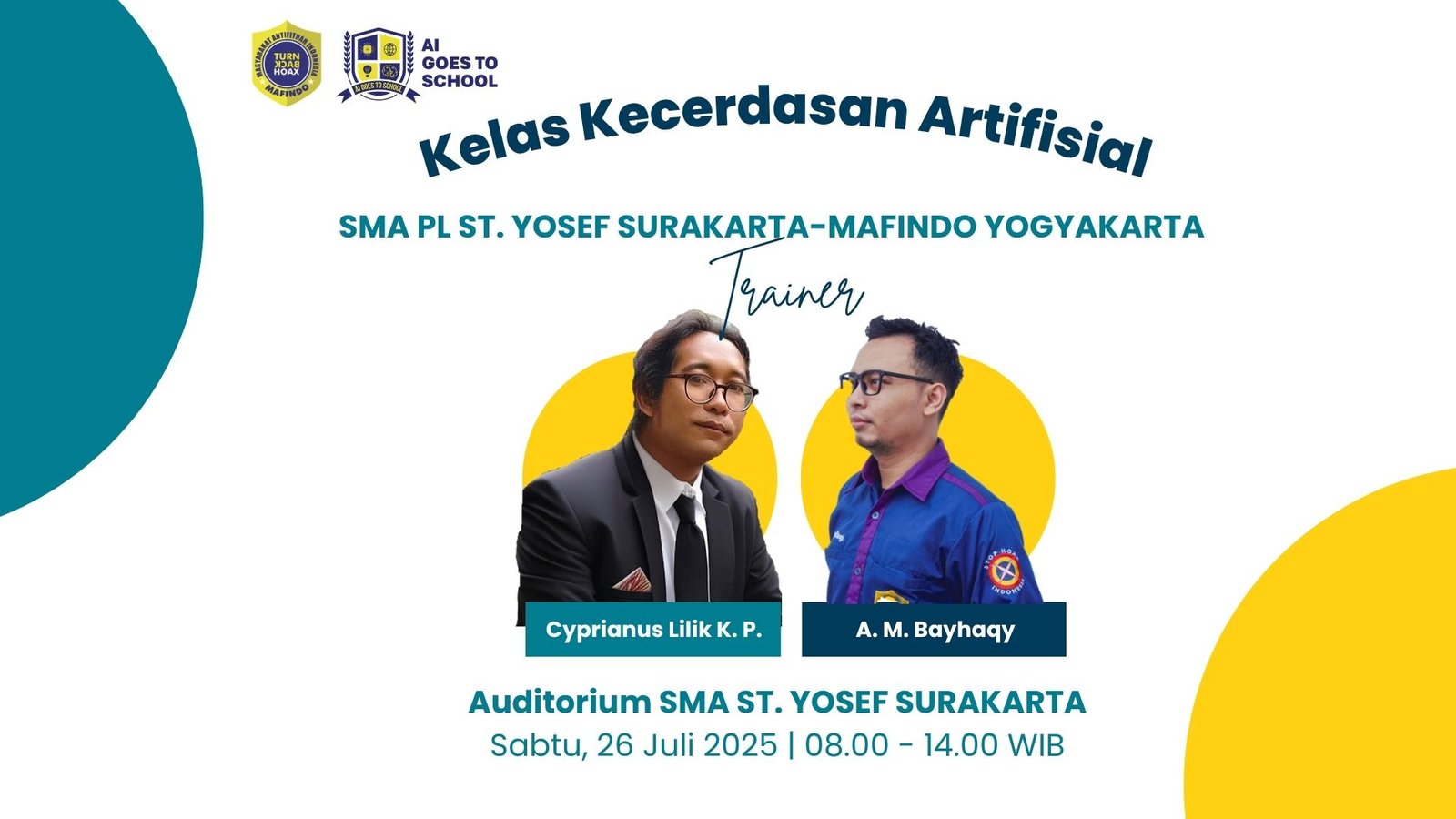 Kelas Kecerdasan Artifisial Yogyakarta 26 Juli 2025