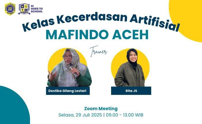 Kelas Kecerdasan Artifisial Aceh – 29 Juli 2025